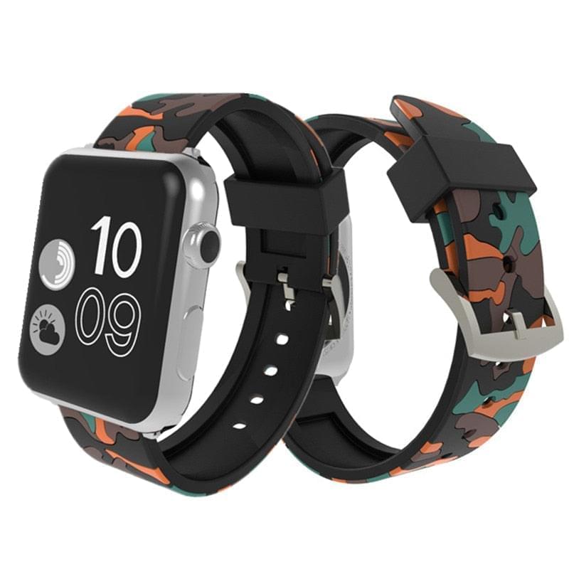 Camouflage Silicone  strap for Apple Watch - Premium Apple Watch Accessories from Dressmycell.com - Just $22.00! Shop now at Dressmycell.com Camouflage Silicone  strap for Apple Watch - Premium Apple Watch Accessories from Dressmycell.com - Just $22.00! Shop now at Dressmycell.com